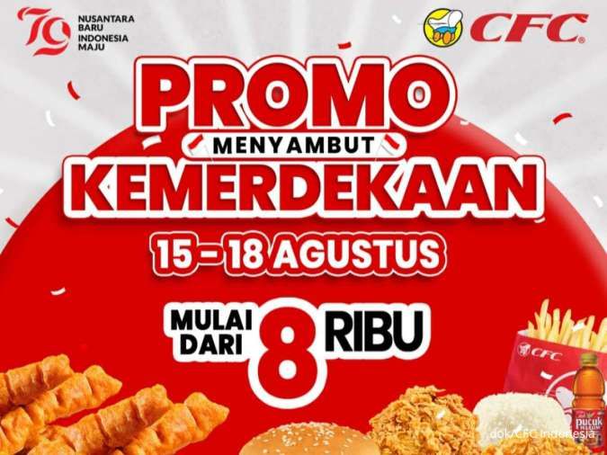 11 Jenis Promo Hokben dan CFC Serba Rp 8.000 di HUT RI hingga 18 Agustus 2024