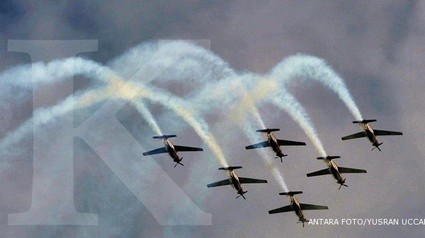 Keseruan Singapore Airshow 2014 di hari pertama