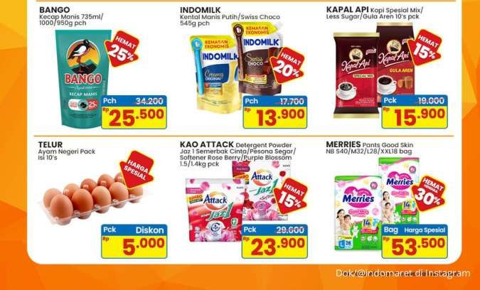 Promo Indomaret Weekend 12-14 September 2025, Telur Ayam Diskon Rp 5.000