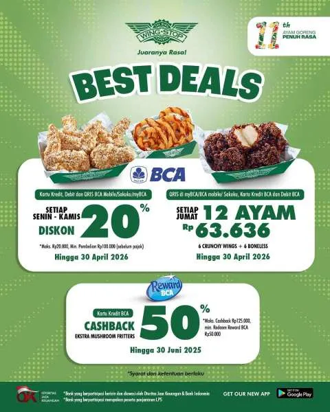 Promo Wingstop Best Deals