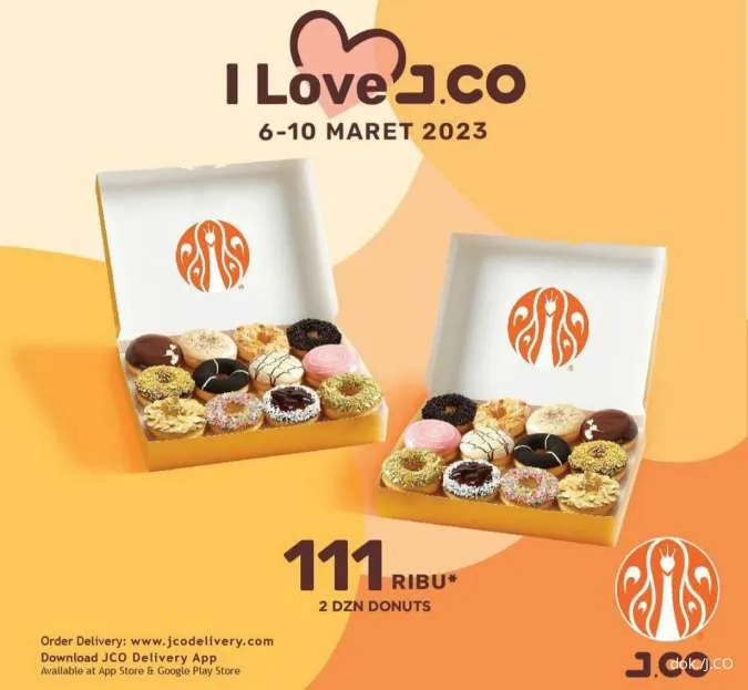 Promo I Love J.CO Edisi 6-10 Maret 2023