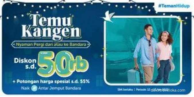 Promo Antar Jemput Bandara di Traveloka, Diskon Rp 50.000 & Potongan Spesial s.d 55%