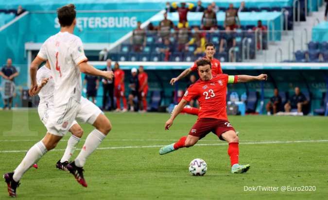 Hasil Euro 2020 laga Swiss vs Spanyol di babak perempat final