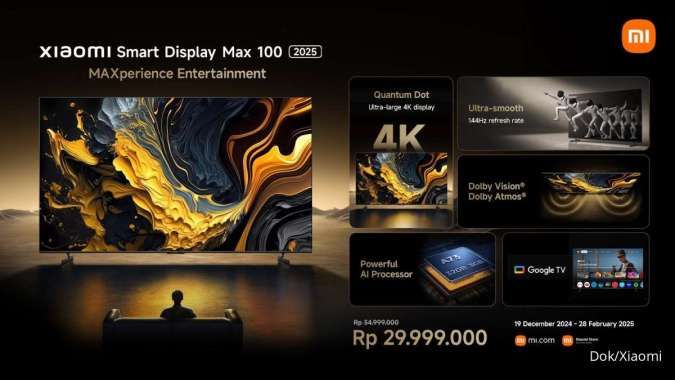  Peluncuran Xiaomi Smart Display Max 100 Pertama di Indonesia