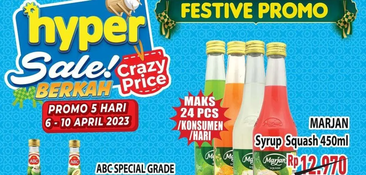 Katalog Promo Hypermart Terbaru Mulai 6 April 2023, Promo Hyper Sale Selama 5 Hari!