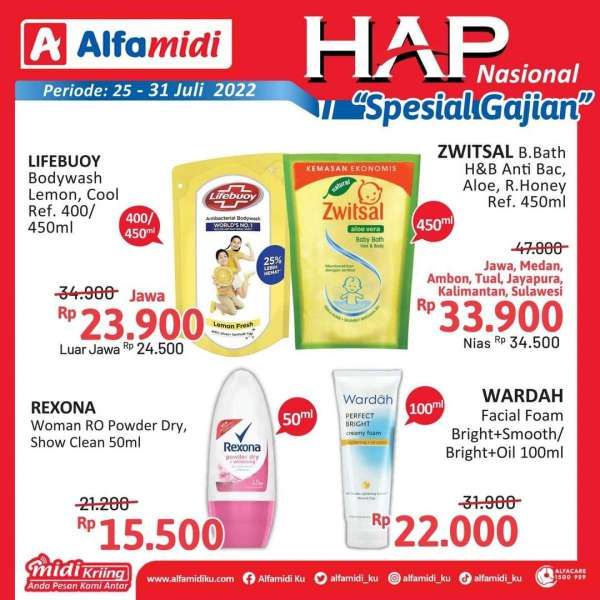 Katalog Promo Alfamidi Hemat Awal Pekan Spesial Gajian Periode 25-31 Juli 2022