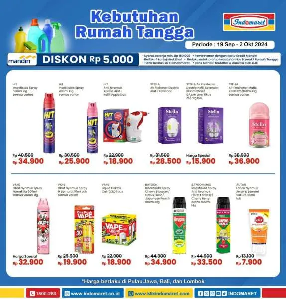 Promo Indomaret Super Hemat Periode 19 September-2 Oktober 2024