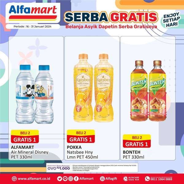 Promo Alfamart Serba Gratis Berlaku 16-31 Januari 2024