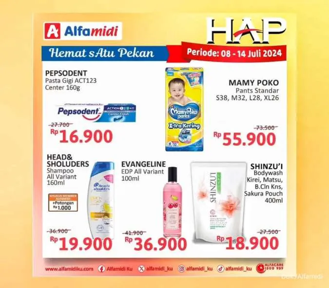 Promo Alfamidi Hemat Satu Pekan Periode 8-14 Juli 2024