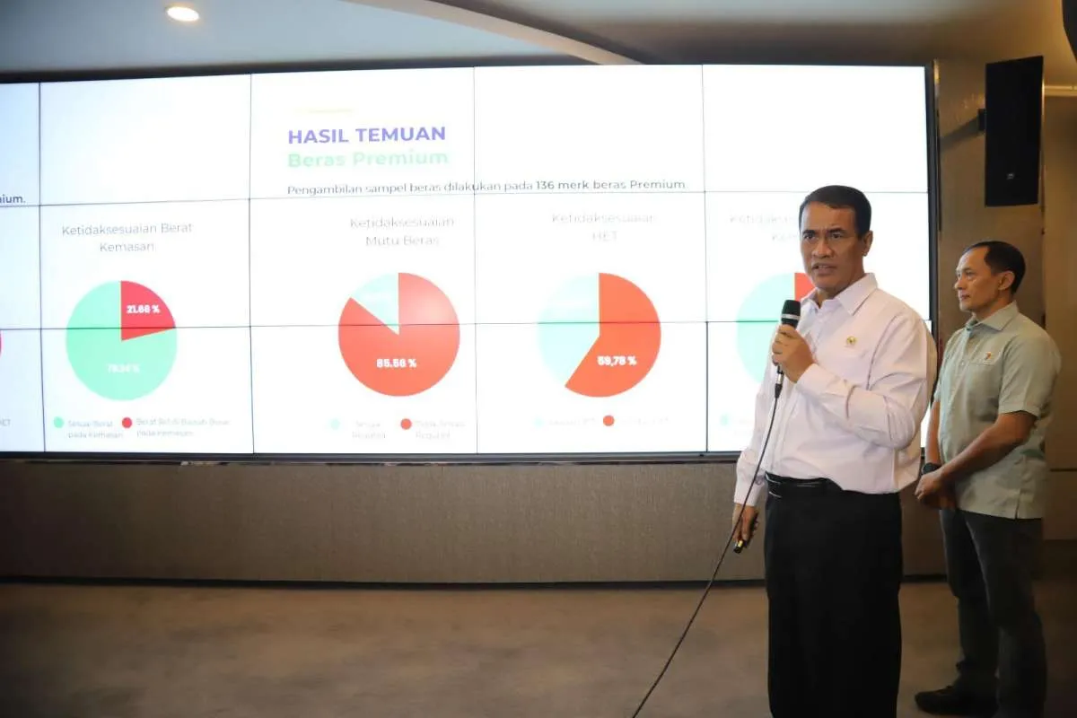 Mentan Amran: Sebagian Merek Beras Oplosan Sudah Mengganti Harga dan Kualitas