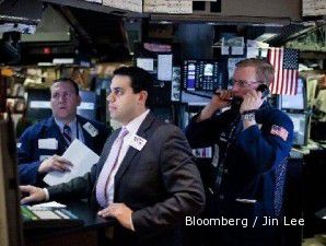 Volume trading di bursa AS jatuh ke titik terendah