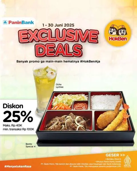 Promo HokBen Exclusive Deals dengan Panin Bank