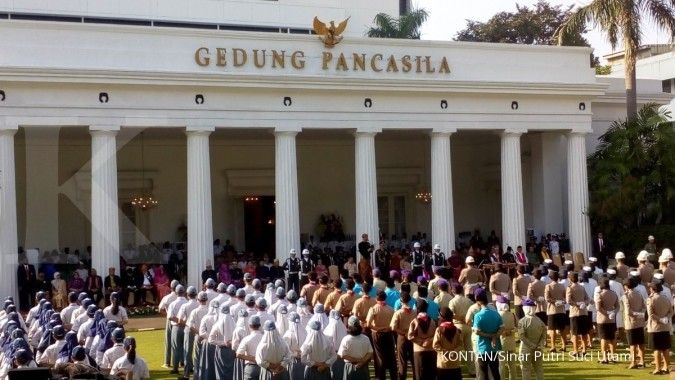 Jokowi serukan semangat persatuan di Hari Lahir Pancasila