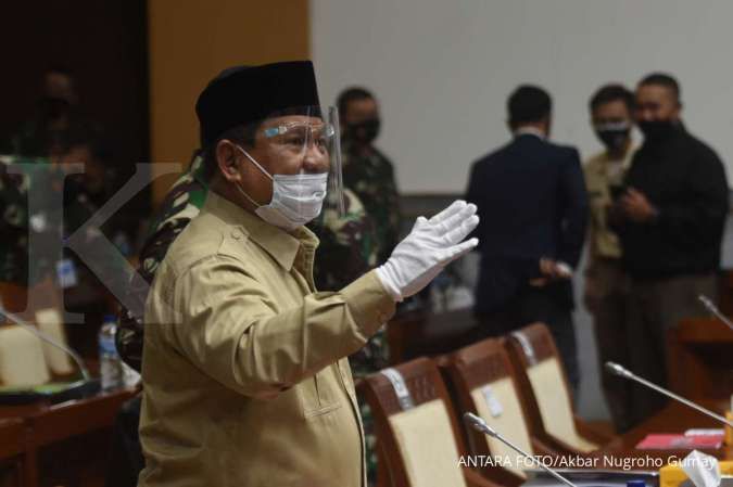 Prabowo yakin kerusuhan demo tolak UU Cipta Kerja didanai asing 