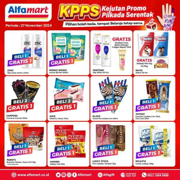 Promo Pilkada di Alfamart 27 November 2024