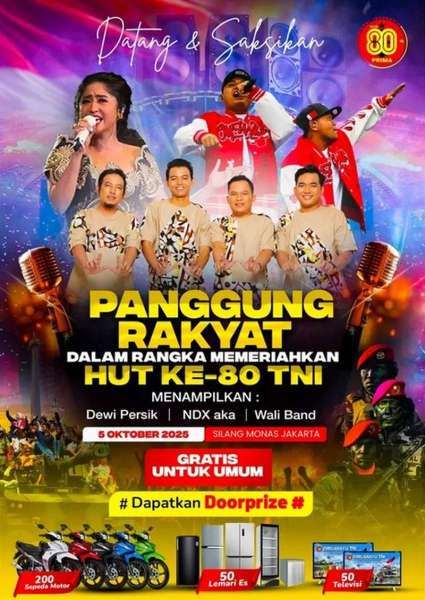 Puncak Acara HUT ke-80 TNI 2025