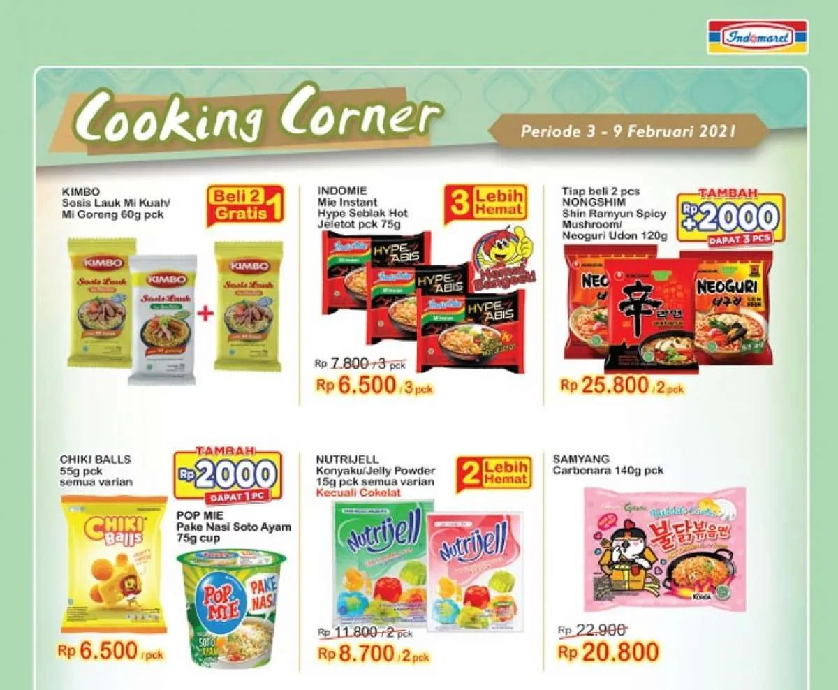 Promo Indomaret paling baru 3-9 Februari 2021, diskon pekan ini!