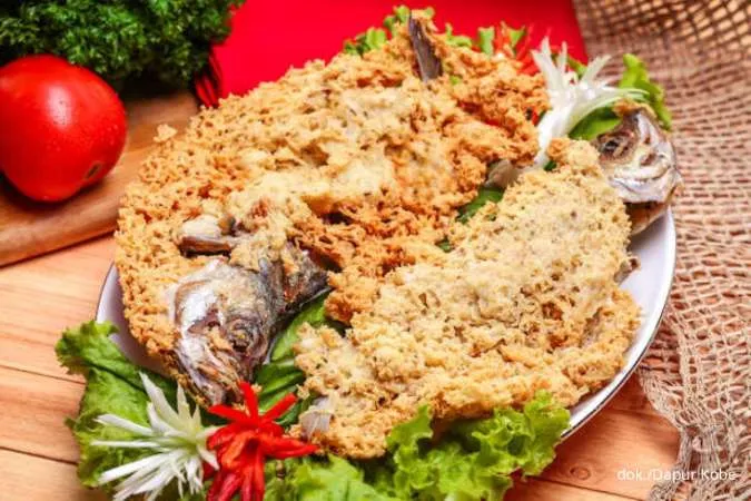 Resep Ikan Kakap Goreng Kremes Telur, Sensasi Kerenyahan Ganda dari Seporsi Ikan