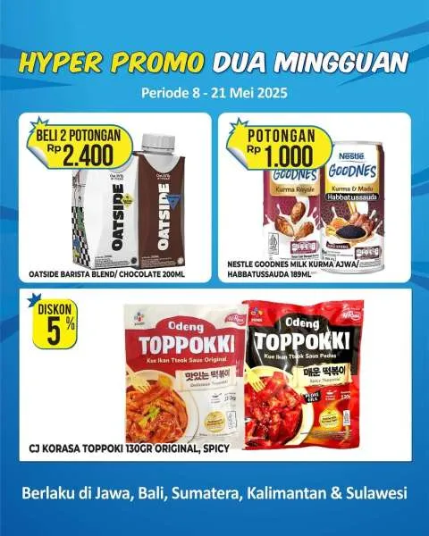Promo Hypermart Dua Mingguan Periode 8-21 Mei 2025