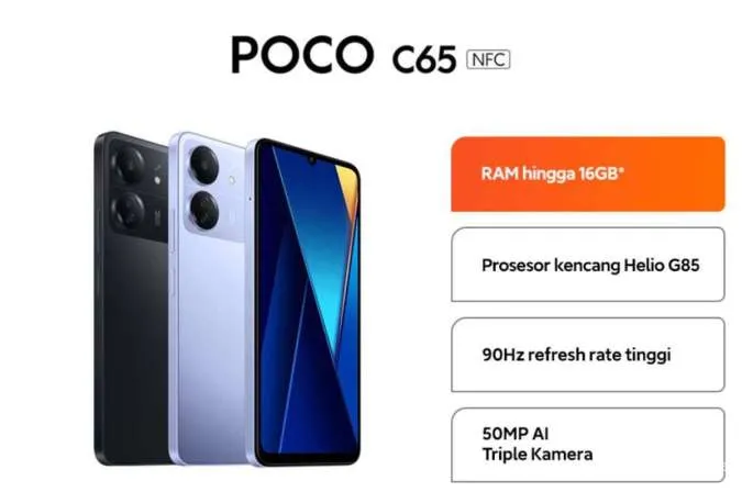 HP Murah Poco C65 Sudah Dilengkapi dengan Corning Gorilla Glass, Cek Detailnya!