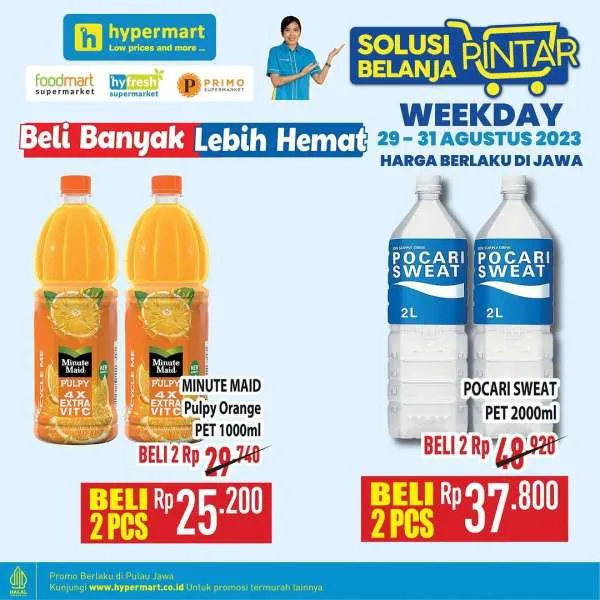 Promo Hypermart Beli Banyak Lebih Hemat Periode 29-31 Agustus 2023