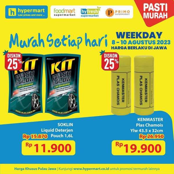 Katalog Promo Hypermart Weekday Terbaru 8-10 Agustus 2023