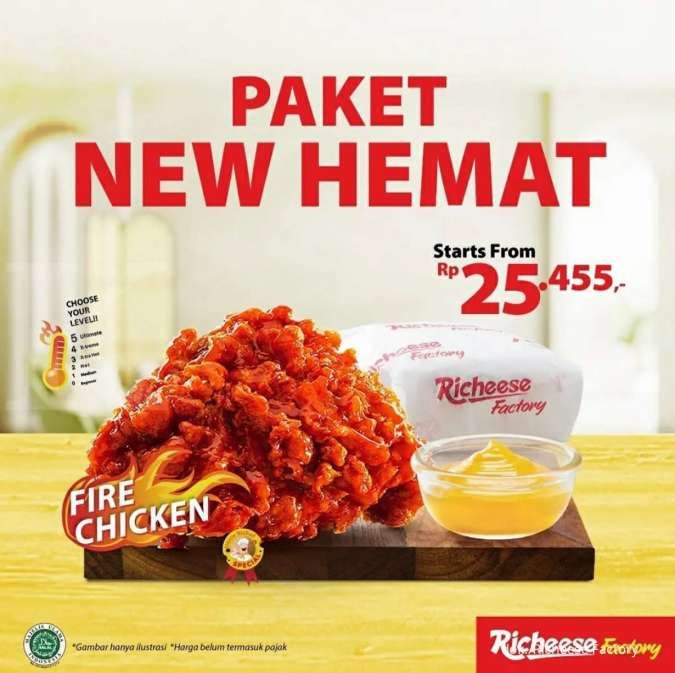 Promo Richeese Factory September 2021, Paket New Hemat Ayam Nasi Mulai Rp 25.455