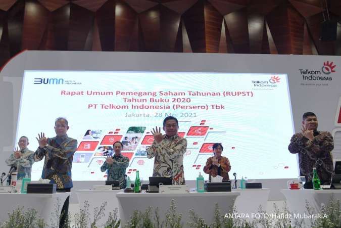 Telkom Indonesia (TLKM) bagikan dividen Rp 16,64 triliun, setara Rp 168,01 per saham