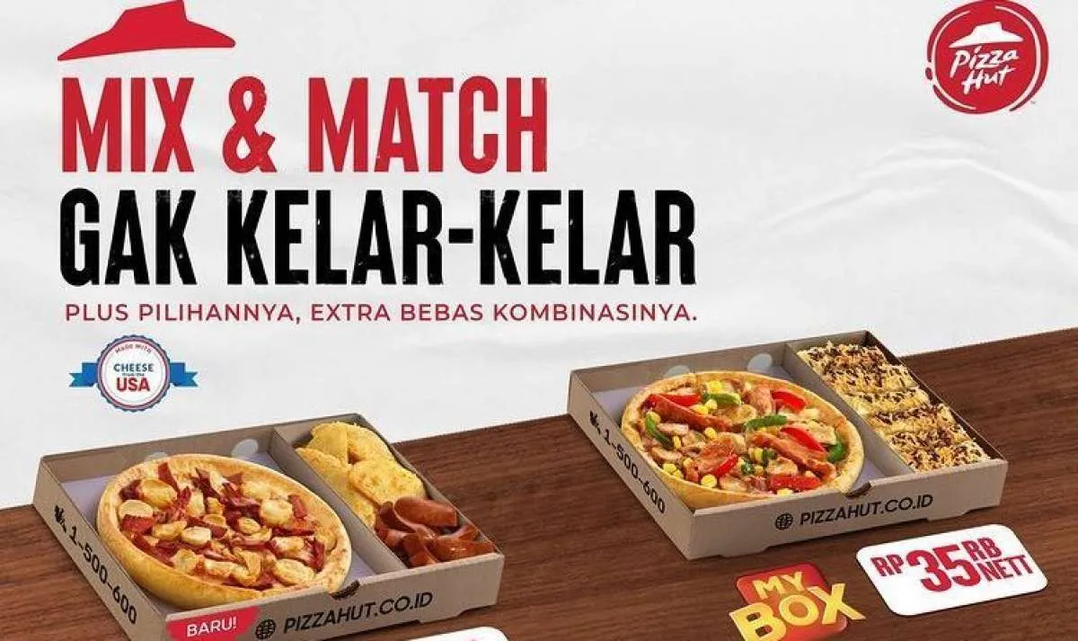 Promo Pizza Hut Terbaru di Awal Juli 2022, My Box Mix & Match Mulai Rp 35.000