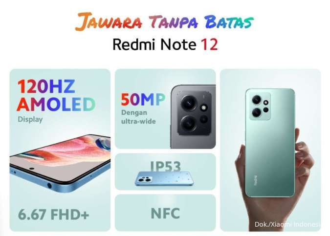 Sudah Hadir di Indonesia, Intip Daftar Harga HP Redmi Note 12 di Indonesia
