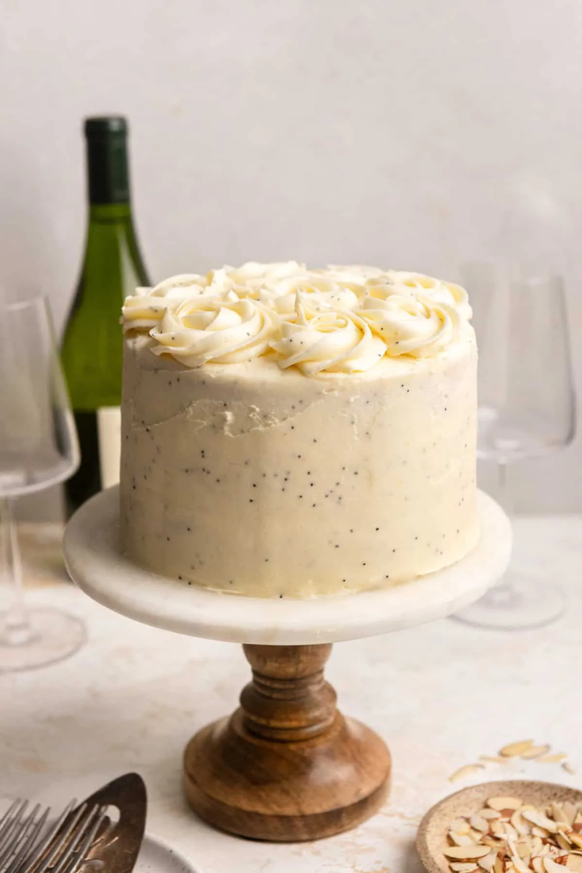 Almond Poppy Seed Cake