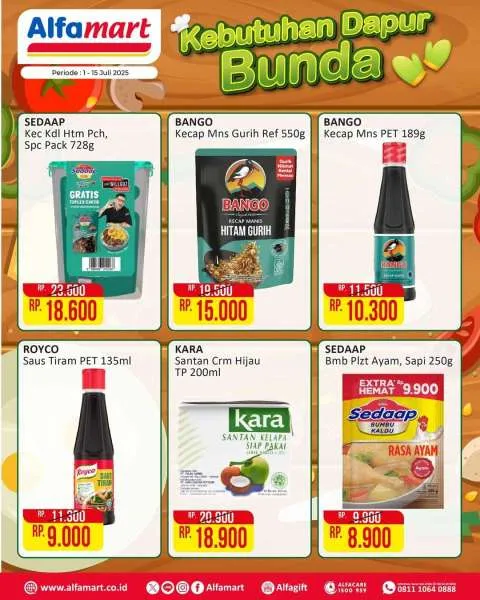 Promo Alfamart Kebutuhan Dapur Periode 1-15 Juli 2025