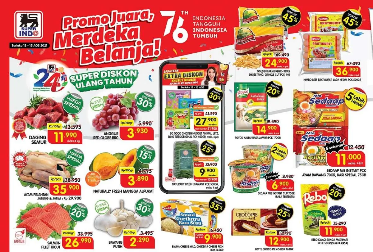 Promo JSM Superindo 13-15 Agustus 2021, diskonan akhir pekan!