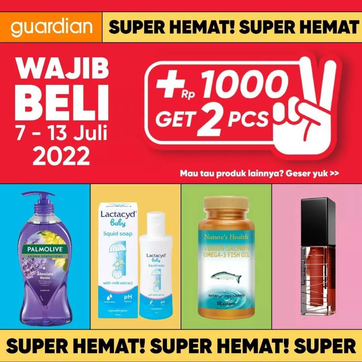 Promo Guardian 7-13 Juli 2022, Tambah Uang Rp 1.000 Bisa Dapat 2 Micellar Water