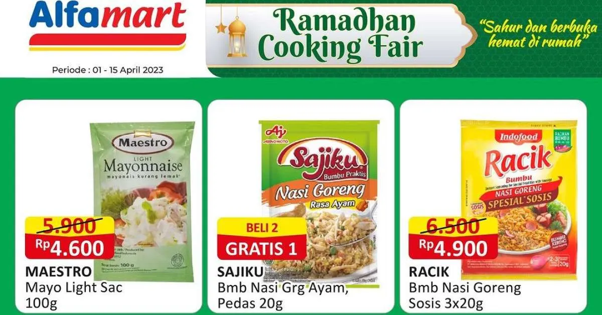 Katalog Promo Alfamart Terbaru 10 April 2023, Belanja Hemat untuk Sahur dan Berbuka