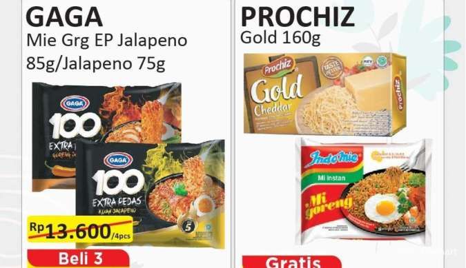 Promo Alfamart Serba Gratis 1-15 November 2024, Mie Gaga Jalapeno Beli 3 Gratis 1