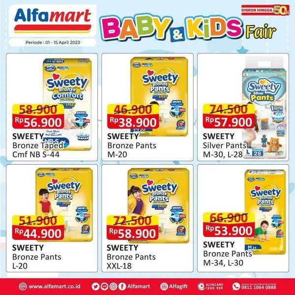 Promo Alfamart Baby & Kids Fair Periode 1-15 April 2023