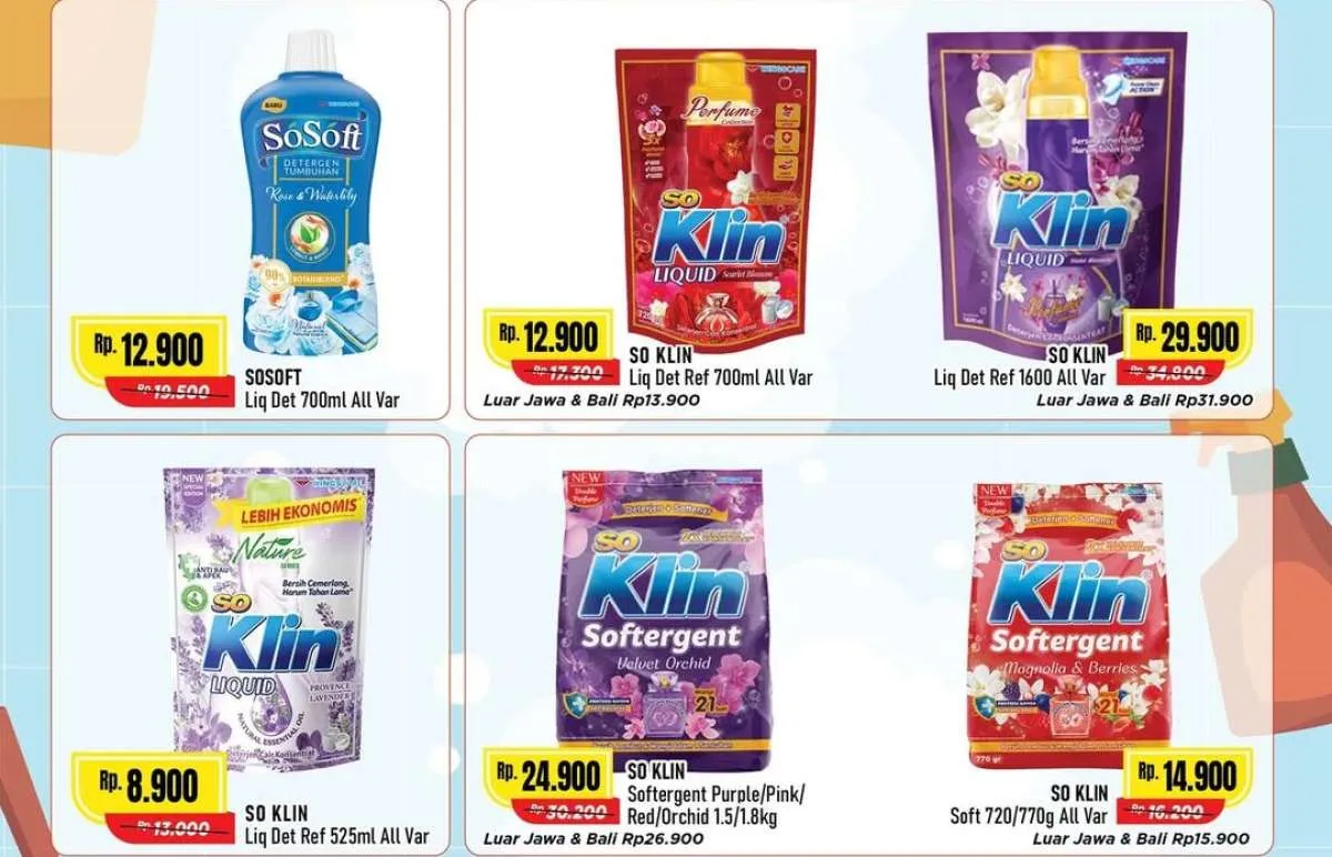 Promo Diskon 49% Deterjen di Alfamart 1-15 September 2025, Masih Berlaku!
