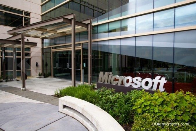 Bisnis layanan cloud moncer, pendapatan Microsoft melesat 22%