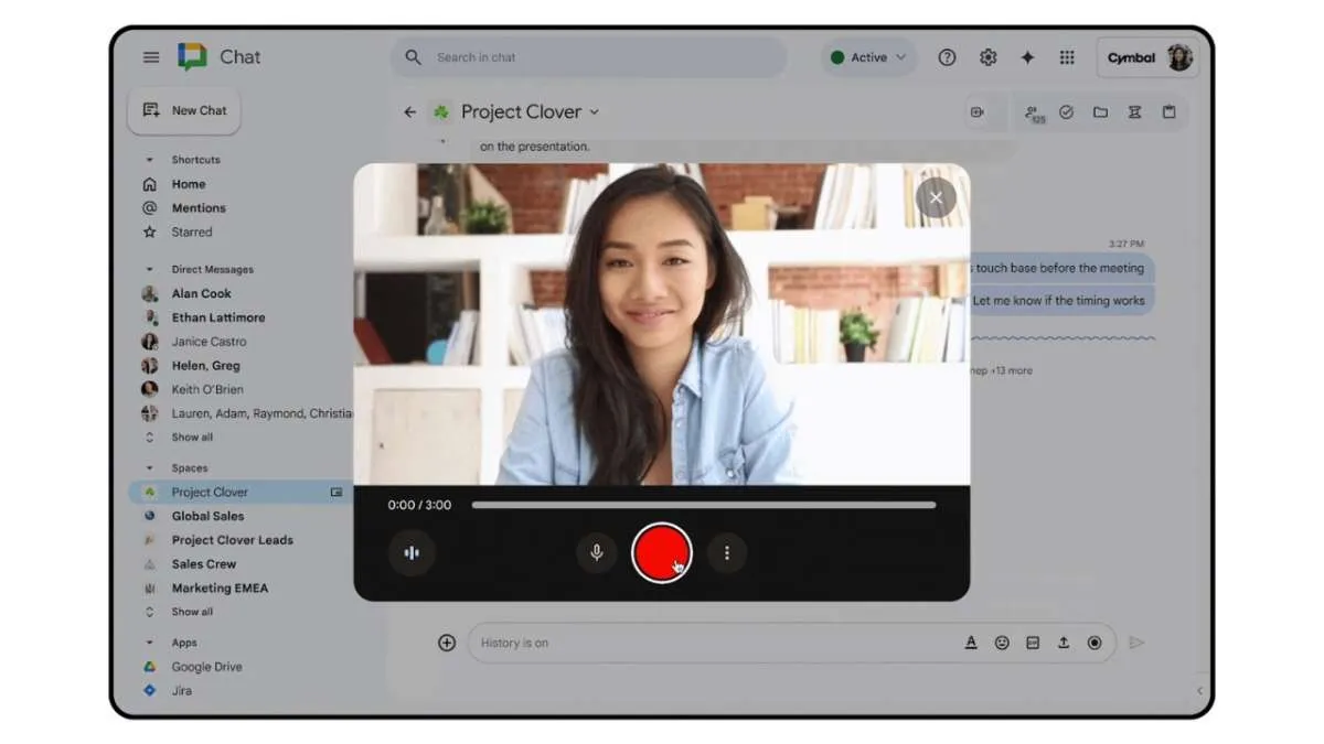 Cara Menggunakan Fitur Pesan Video di Google Chat agar Hemat Waktu