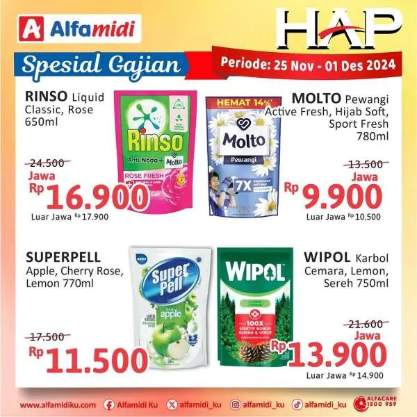 Promo Alfamidi Hemat Satu Pekan Periode 25 November-1 Desember 2024