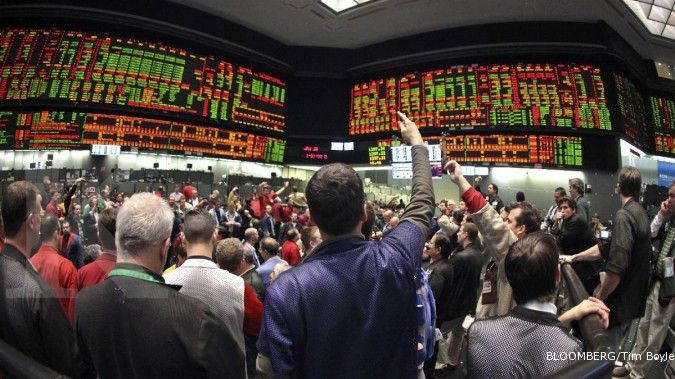 Emiten komoditas melesat, Wall Street terangkat