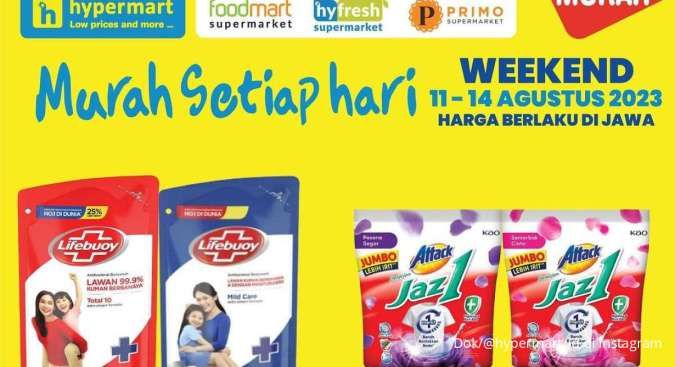 Promo Hypermart Sampai Senin 14 Agustus 2023, Harga Murah yang Segera Berakhir