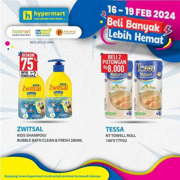 Promo Hypermart Beli Banyak Lebih Hemat Periode 16-19 Februari 2024