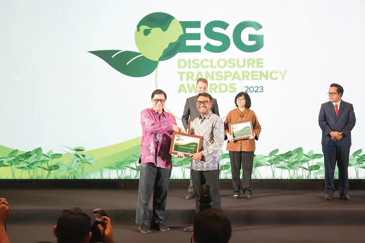 AP1 Berhasil Raih Predikat Leadership A, ESG Disclosure Transparency Awards 2023