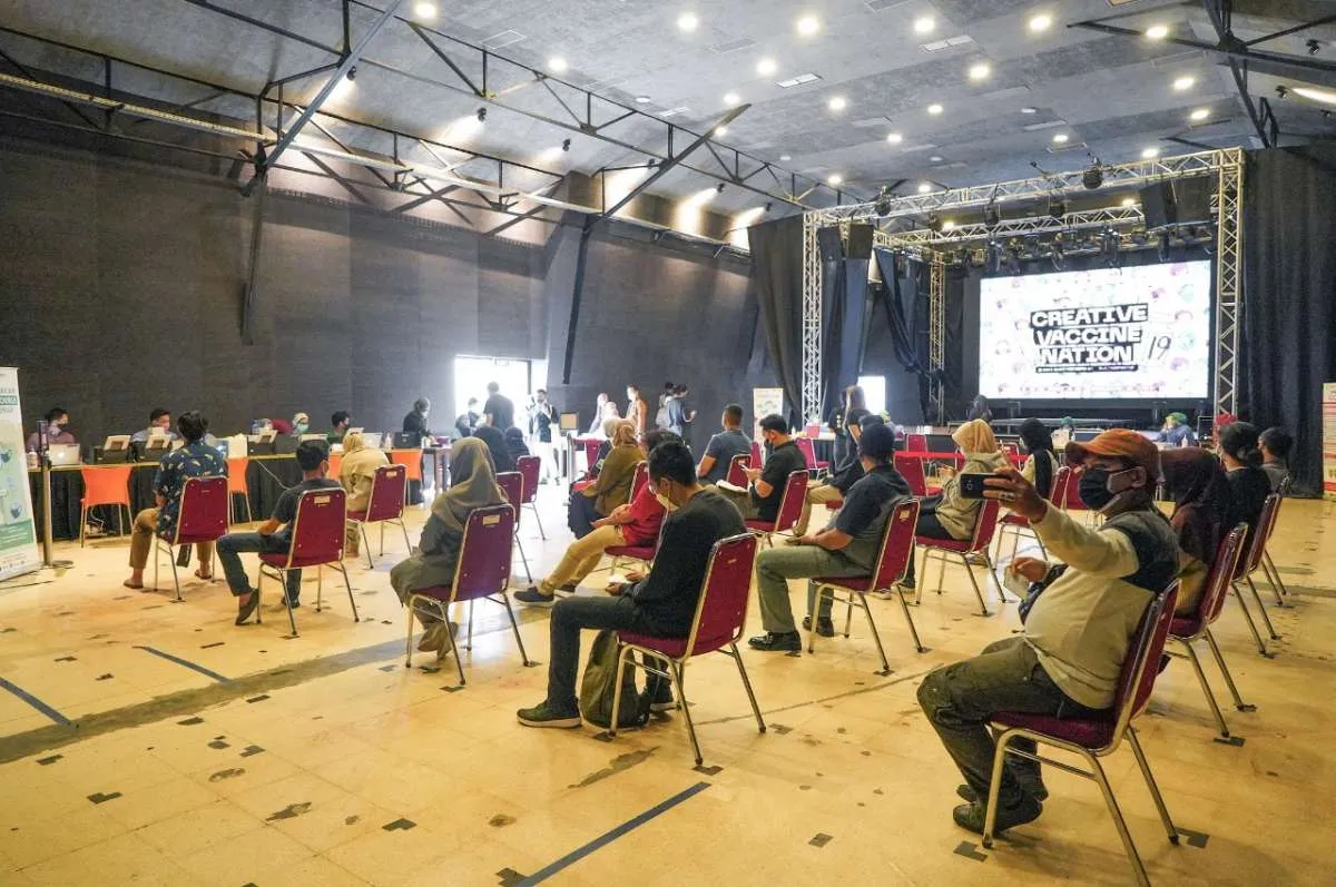 Peruri berkolaborasi dengan M Bloc Space gelar vaksinasi Covid-19