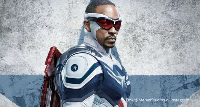 Anthony Mackie jadi Captain America dengan gaya berbeda, ini katanya soal Chris Evans