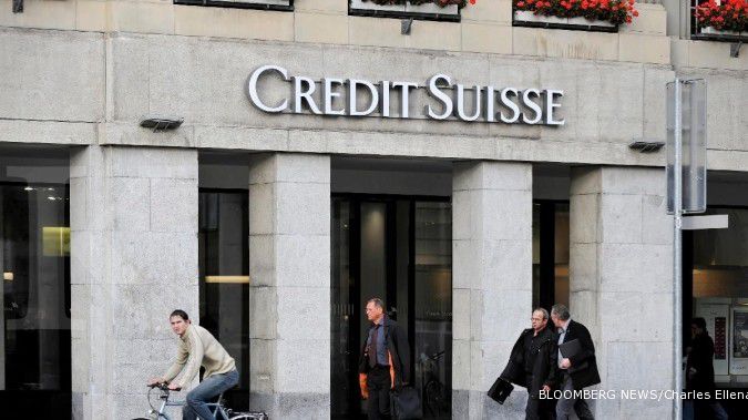 Credit Suisse menderita rugi terdalam sejak 2008
