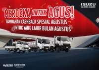 Semarak Kemerdekaan, Isuzu Beri Cashback untuk Para AGUS di Agustus