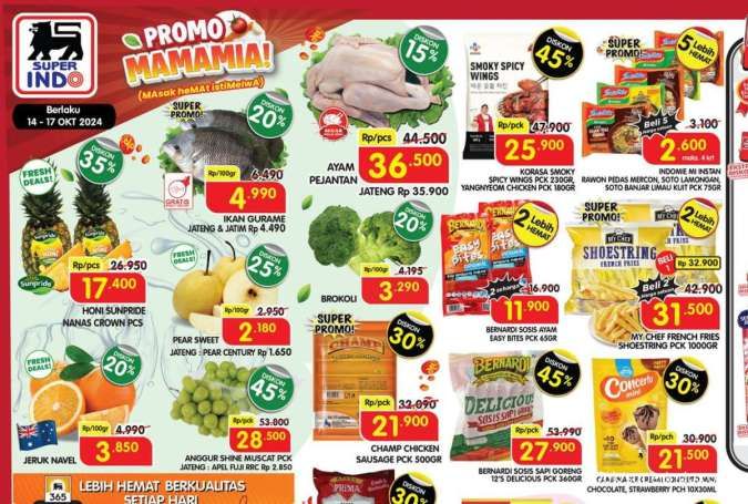 Promo Superindo Weekday 14-17 Oktober 2024